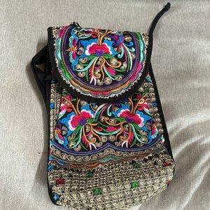 Colorful handmade small stylish backpack